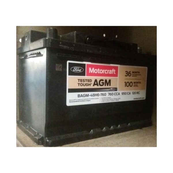 Batería de carro Motorcraft 48 15/12 bajita - Imagen 2